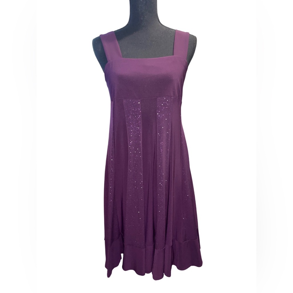 Beautiful eggplant color sparkly dress